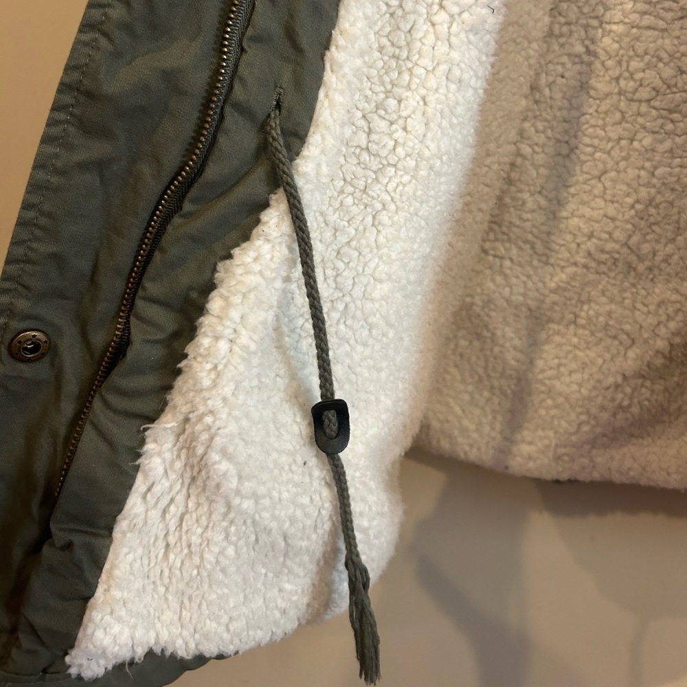 Green Military style jacket